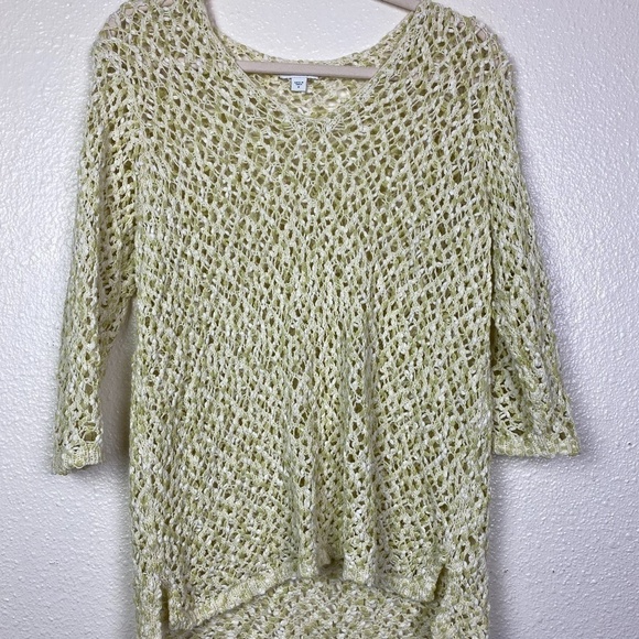 J. JILL Crocheted Tunic Sweater - Picture 1 of 7